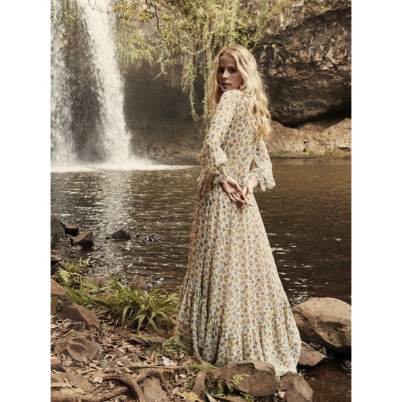 DÔEN Saffron Dress || Bouquet Floral - Picture 3 of 16